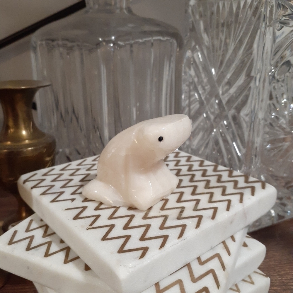 Vintage Stone Frog